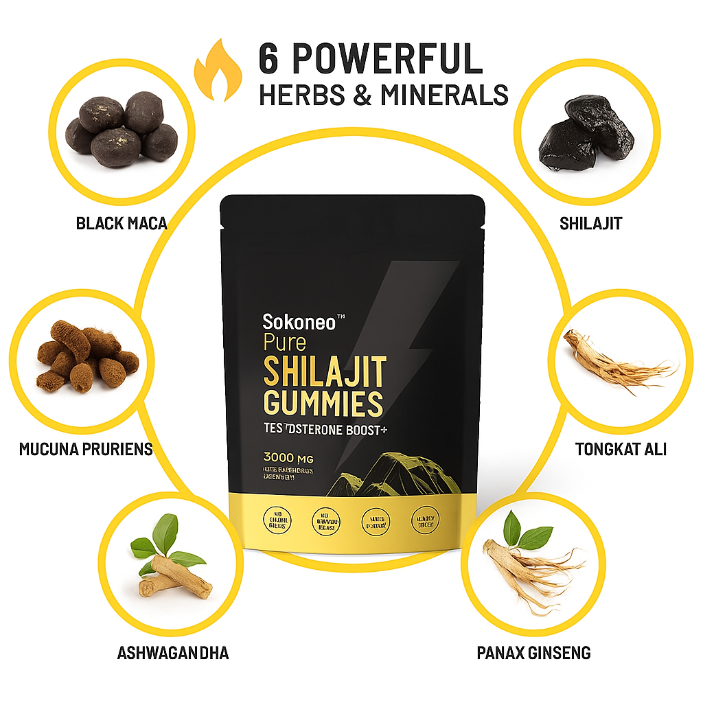 Pure Shilajit Gummies (60 gommes)_BK