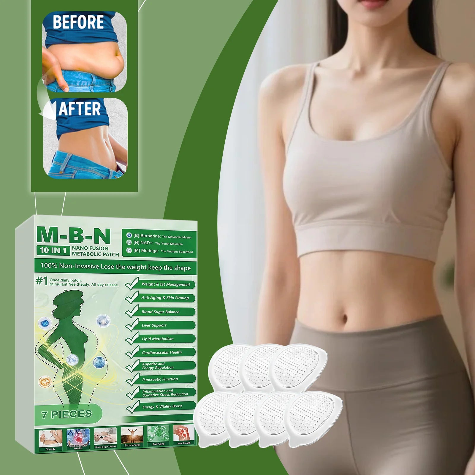 MetaSlim Patch - Avant Après femme